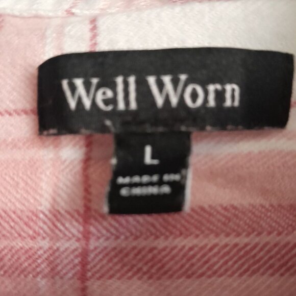 Large Pink Flannel - Picture 2 of 4